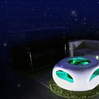 グッドアクアリウムデザイン賞バーズアイ水槽「宙SORA」UFO95